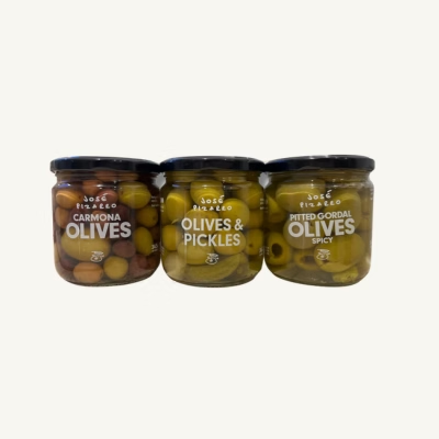 Trio of José Pizarro Olives | 16.50